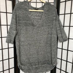 Oversized gray sweater